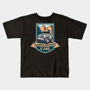 FJ40 Mountains Kids T-Shirt